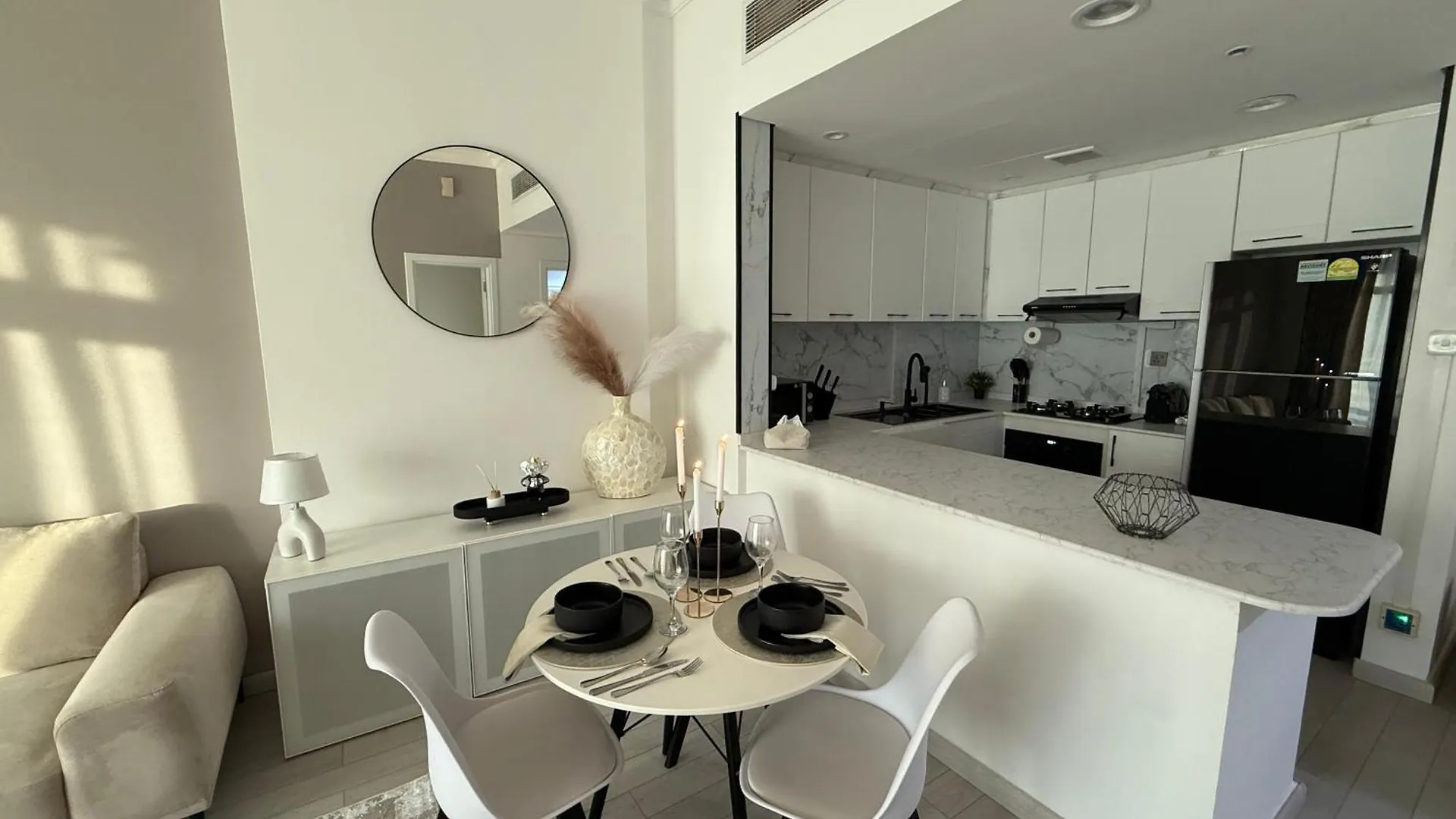 아파트 Panoramic Canal & Burj Khalifa View Luxury 1Br In Business Bay 두바이